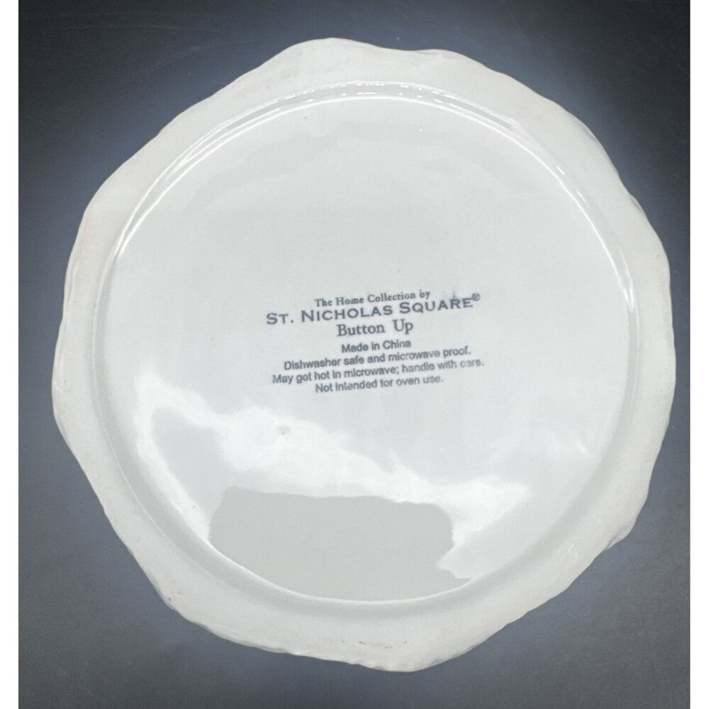 St Nicholas Square BUTTON UP‎ Snowman Dip Mix Set Bowl & Spreader Christmas - Picture 8 of 14